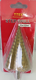 4MM 52MM PROFESYONEL TITEX STEP DRILL