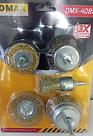 DMAX SAÇAKLI TEL FIRÇA SETİ 5 PARÇA